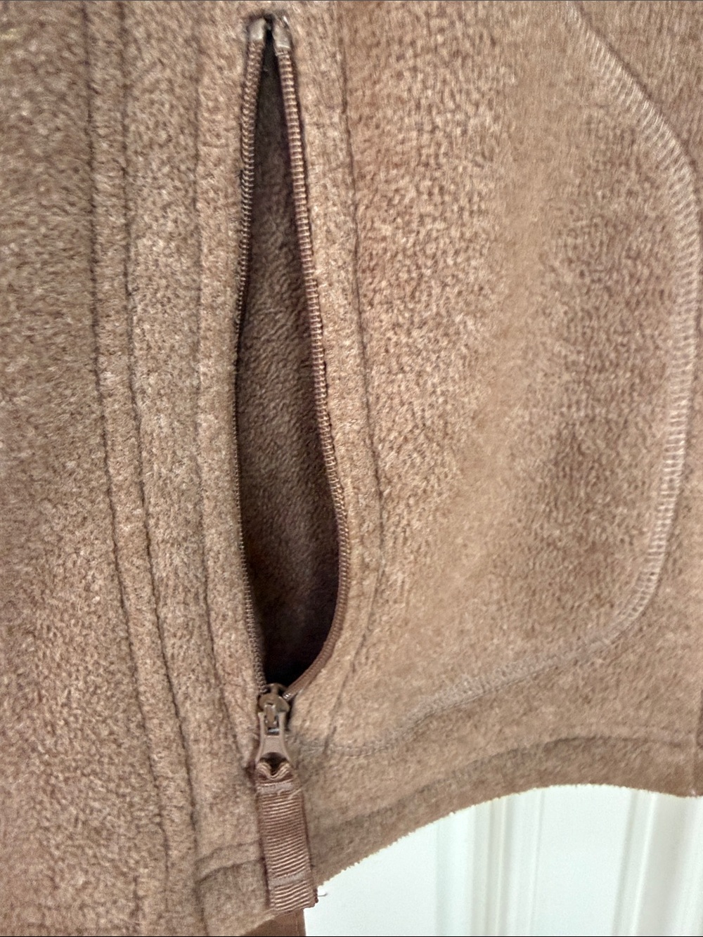 Telluride Clothing Co Women's Brown Full-Zip Sherpa Fleece Jacket M - Picture 2 of 7